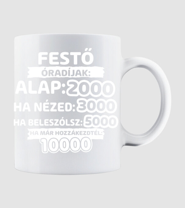  minta fehér pólón