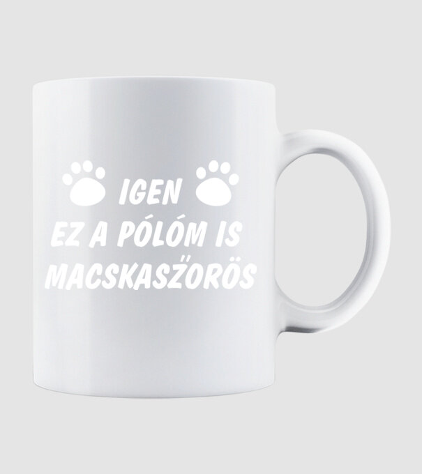  minta fehér pólón