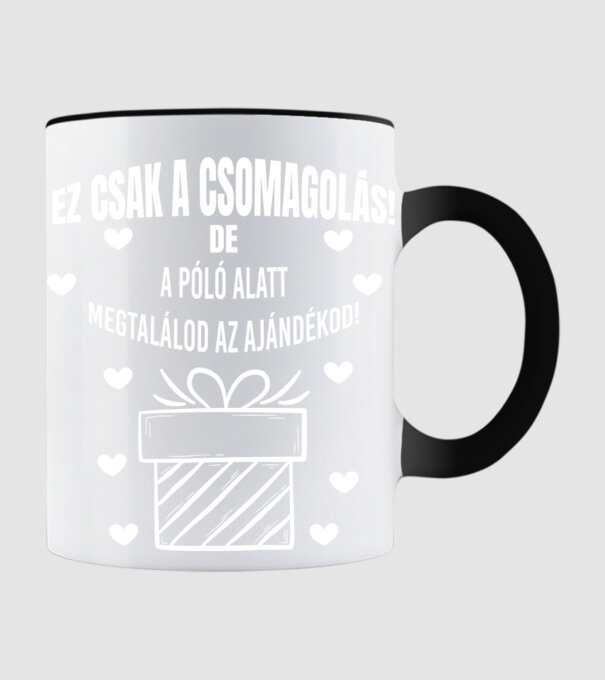  minta fekete pólón