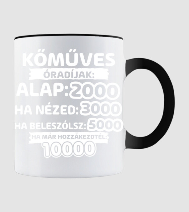  minta fekete pólón