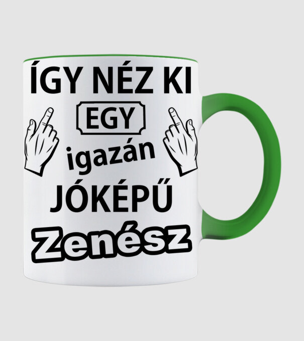  minta almazöld pólón