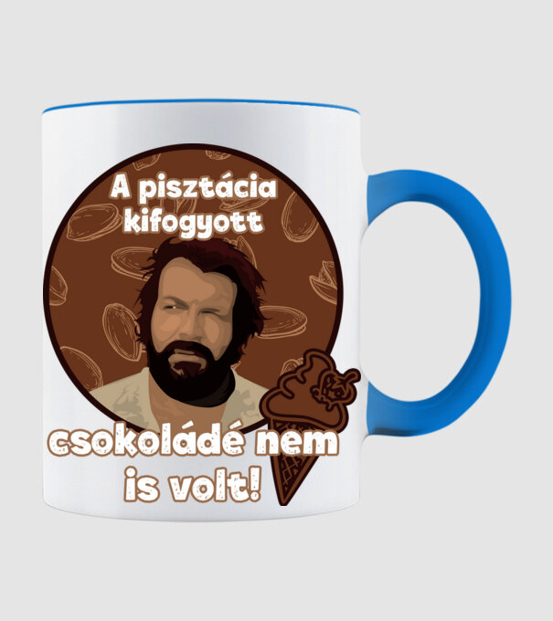  minta világoskék pólón
