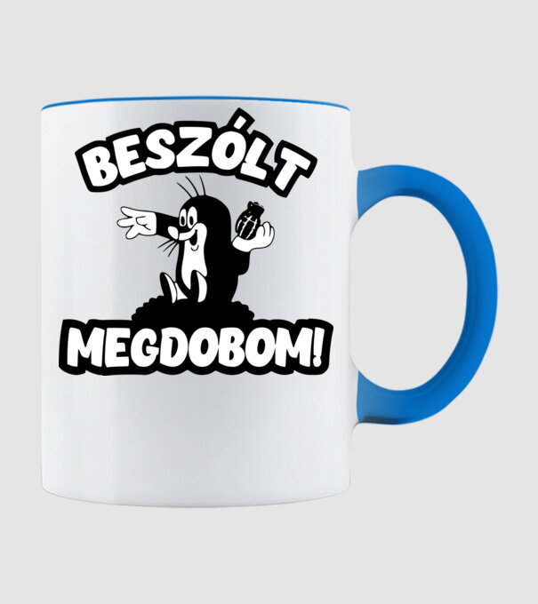  minta világoskék pólón