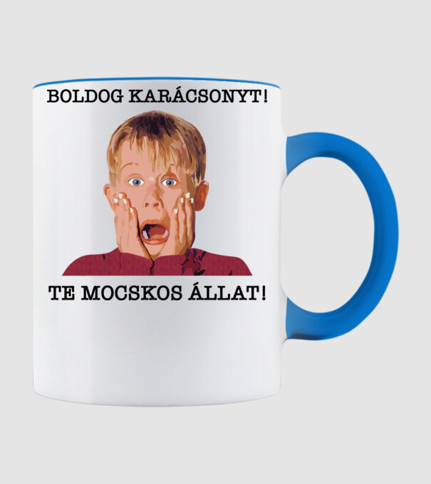  minta világoskék pólón