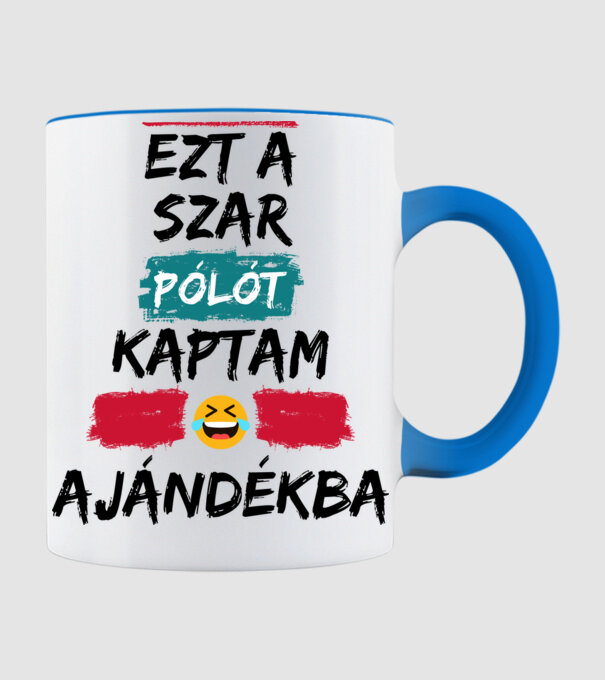 minta világoskék pólón