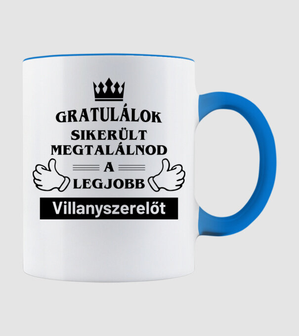  minta világoskék pólón