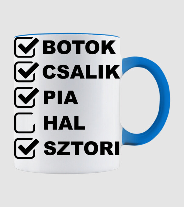  minta világoskék pólón