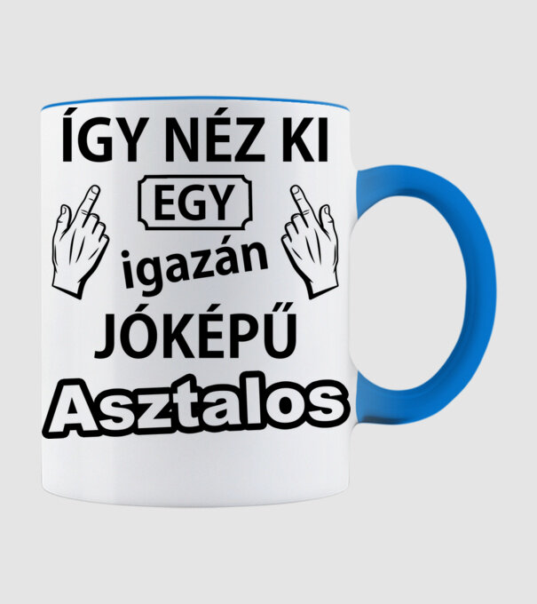  minta világoskék pólón