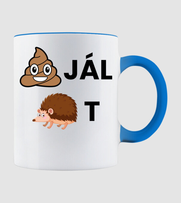  minta világoskék pólón