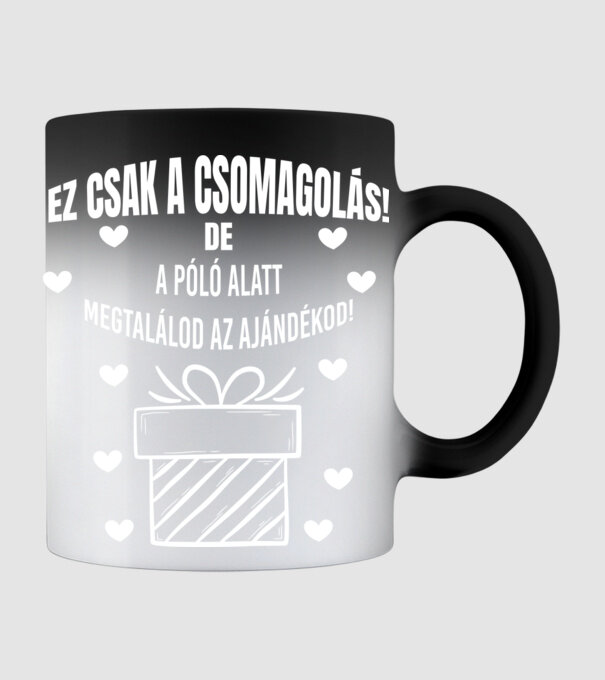  minta fekete pólón