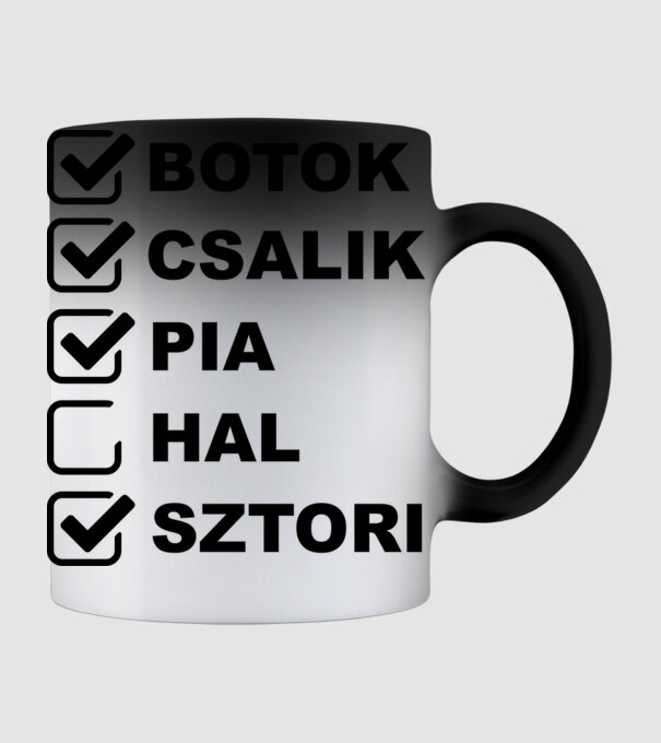  minta fekete pólón