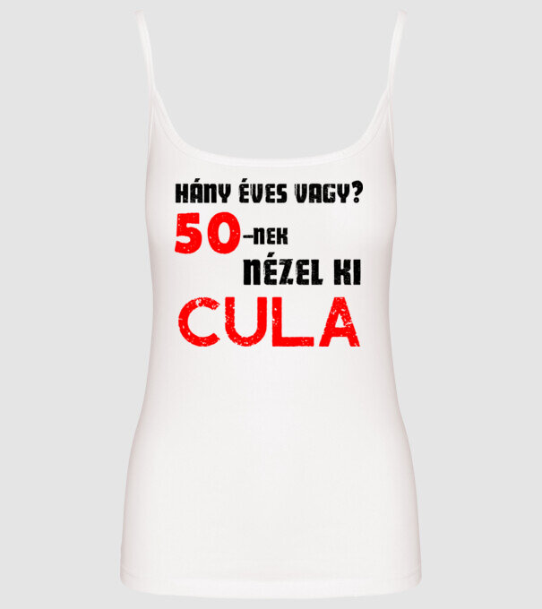  minta fehér pólón