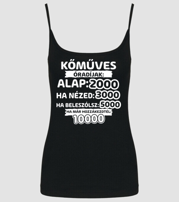  minta fekete pólón