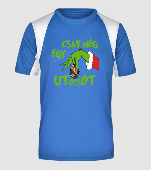  minta királykék pólón