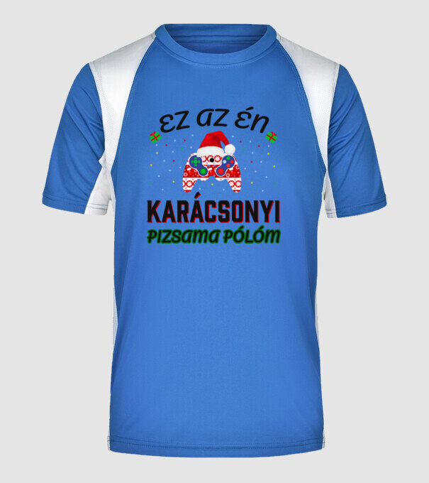  minta királykék pólón