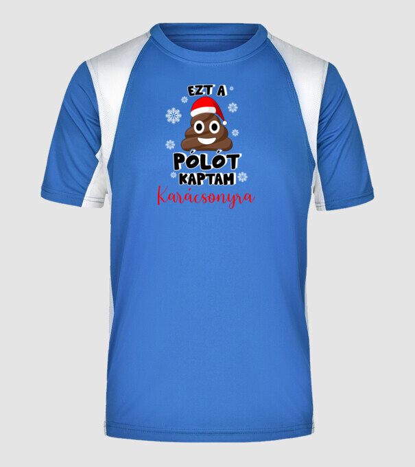  minta királykék pólón