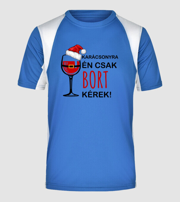 minta királykék pólón