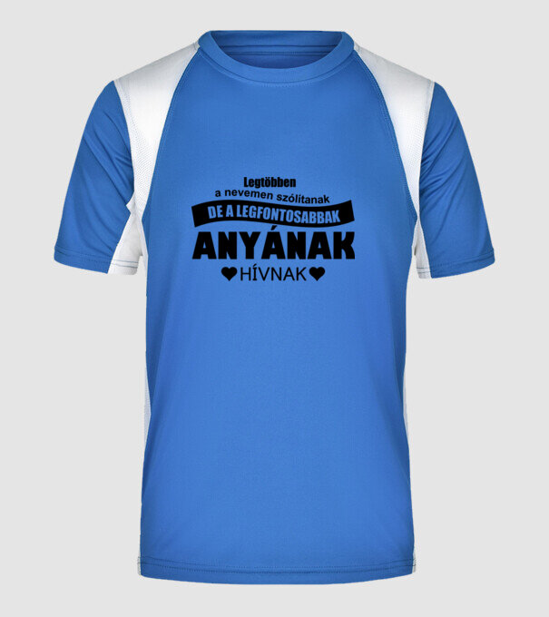  minta királykék pólón
