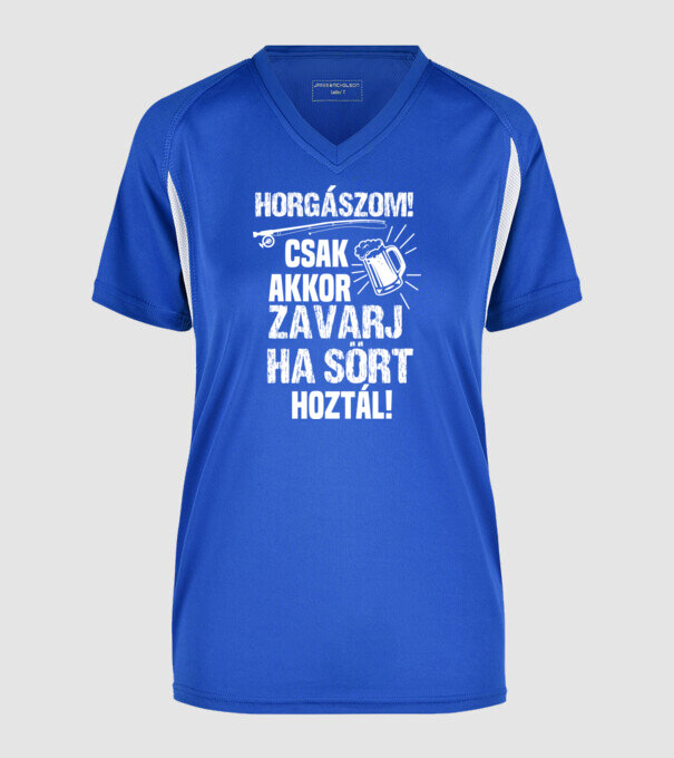  minta királykék pólón