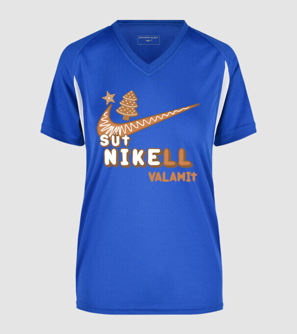  minta királykék pólón