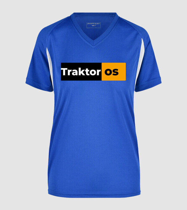  minta királykék pólón
