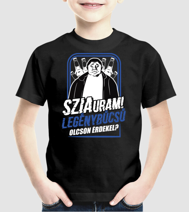  minta fekete pólón
